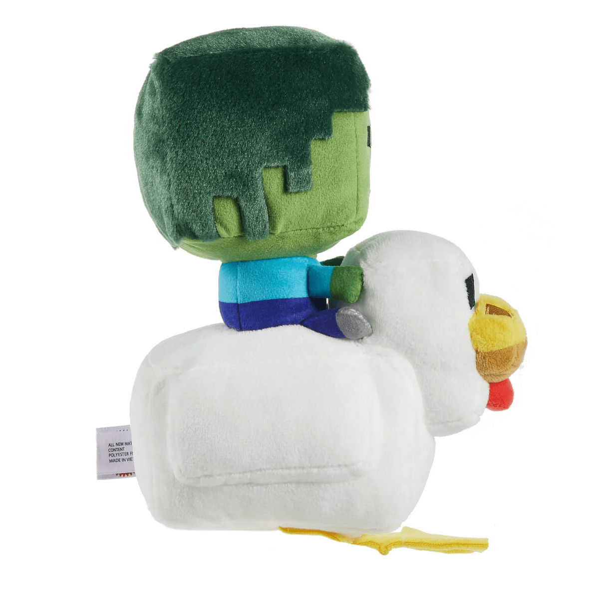 Minecraft: Zombie Chicken Jockey 8" Plush Toy Simple Minecraft 