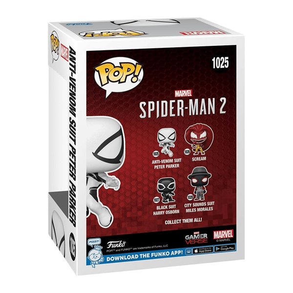 Funko Pop! Marvel: Spider-Man 2 - Anti-Venom Suit Peter Parker Simple Funko 