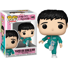 Funko Pop! TV: Squid Game - Player 456: Seong Gi-Hun (Kicking Jegi) Simple Funko 