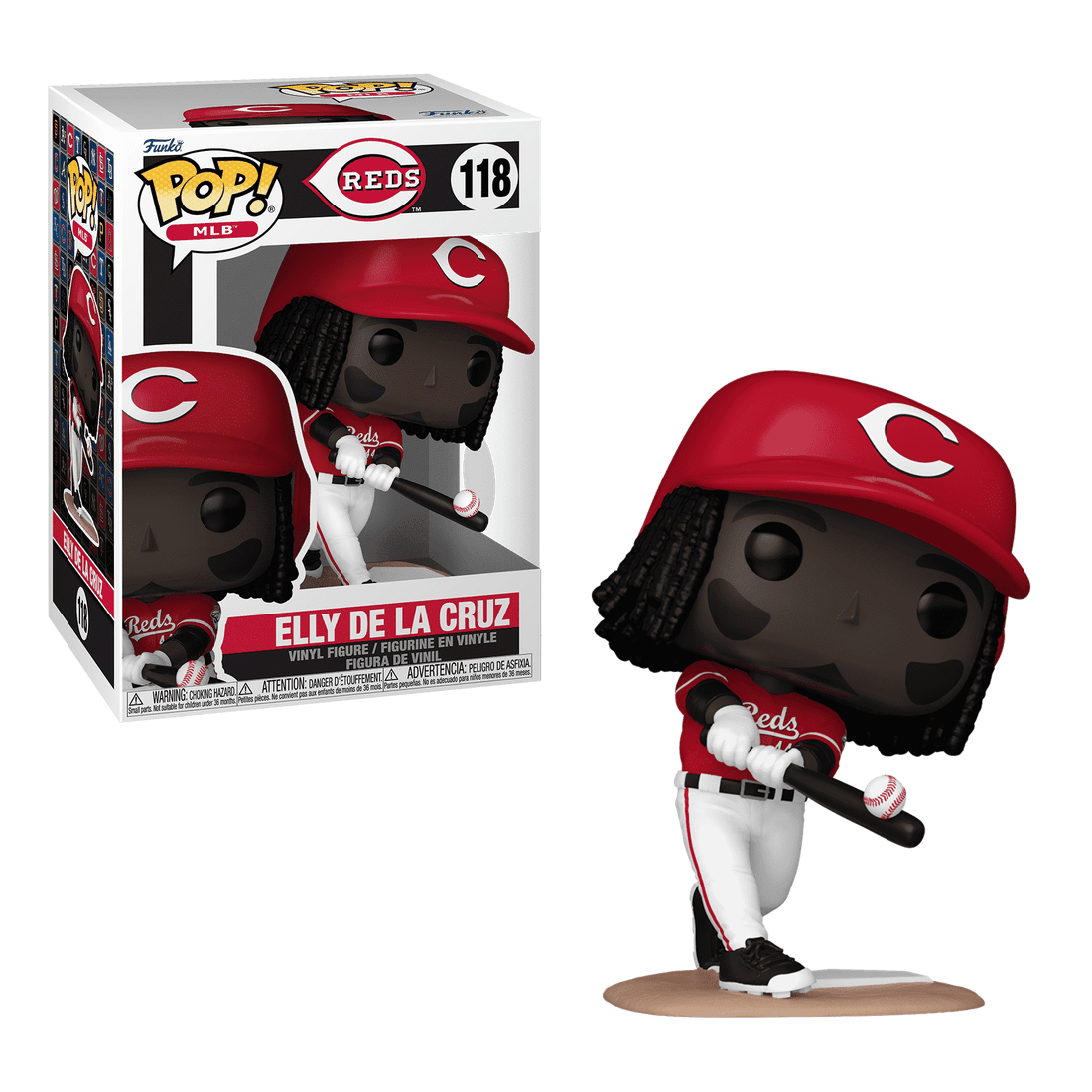 Funko Pop! MLB: Cincinnati Reds – Elly De La Cruz Figure Simple Funko 