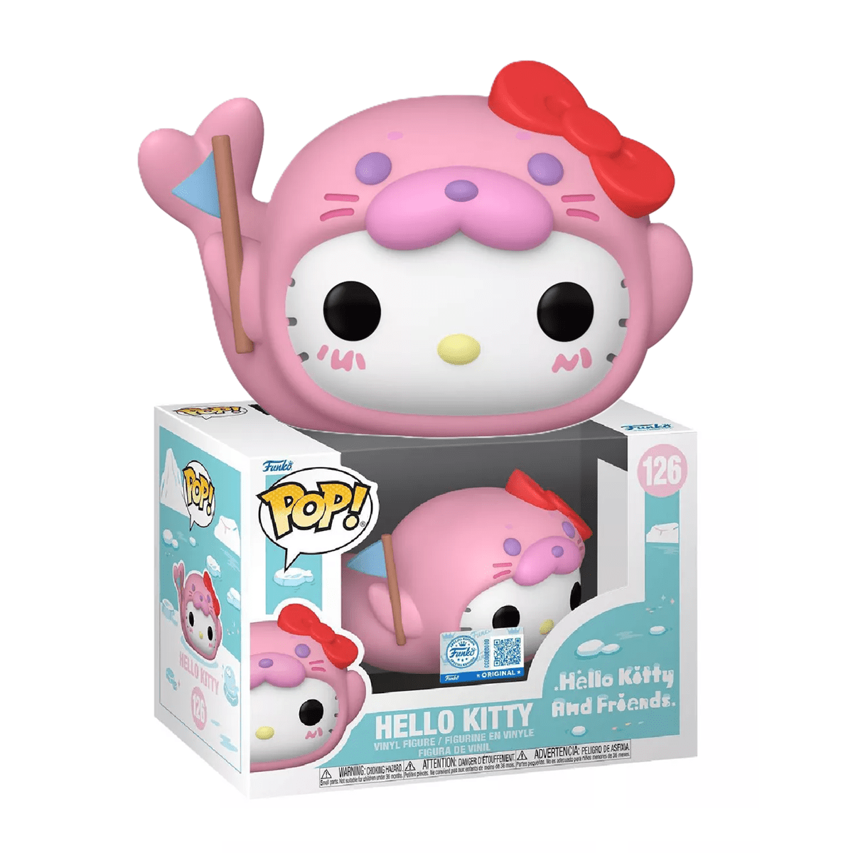 Funko Pop! Sanrio: Hello Kitty & Friends - Hello Kitty (Seal Pup) Exclusive Simple Funko 