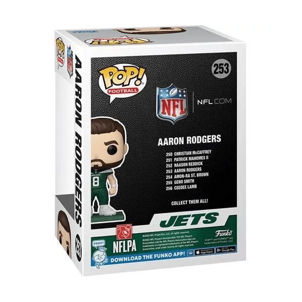 Funko Pop! NFL New York Jets - Aaron Rodgers Vinyl Figure Simple magazineracksdirect 