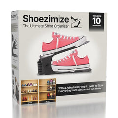 Shoezimize Shoe Stackers for Closet Organization (10pk) Simple Exclusive 