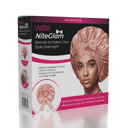 WOW NiteGlam: Silky Satin Sleep Bonnet Simple WOW Beauty 