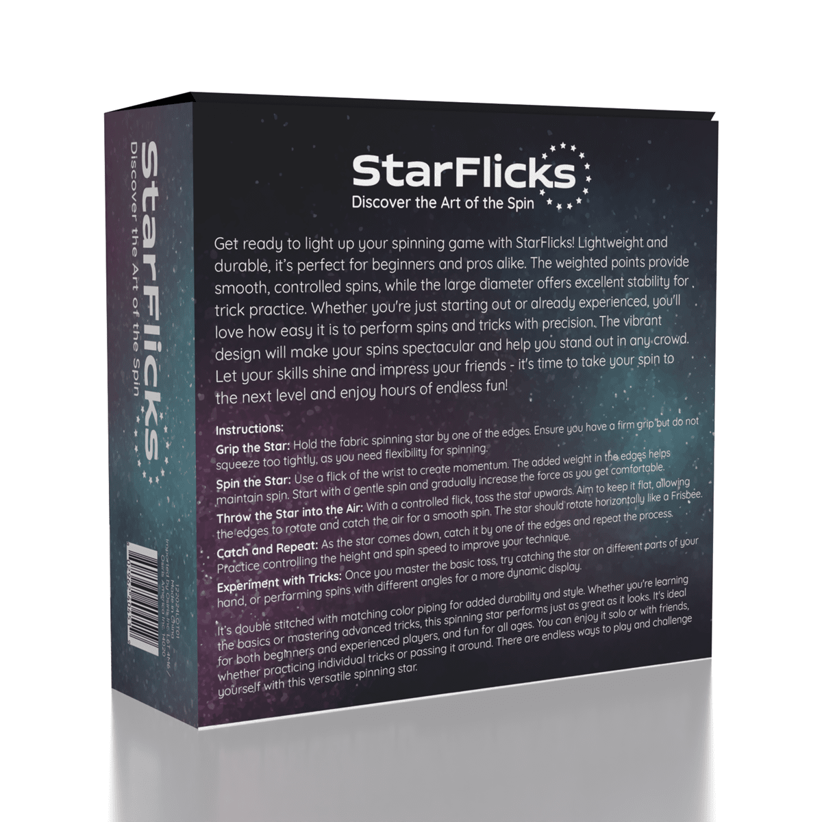 StarFlicks Space Designs Spinning Star in Multi Color Simple Exclusive 