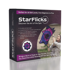 StarFlicks Space Designs Spinning Star in Multi Color Simple Exclusive 