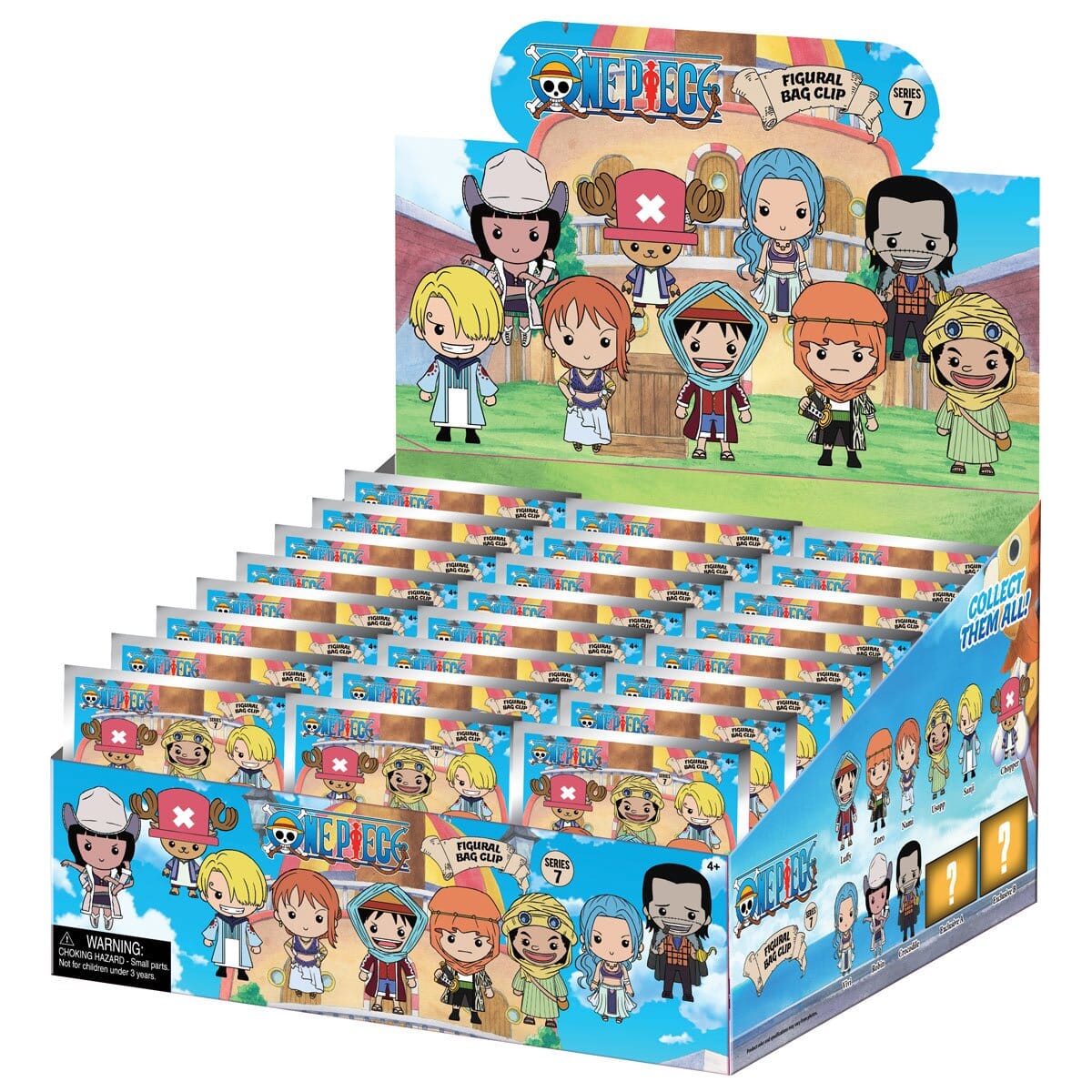 3D Anime: One Piece Foam Bag Clip Series 7 Blind Bag (1pc) Simple One Piece 