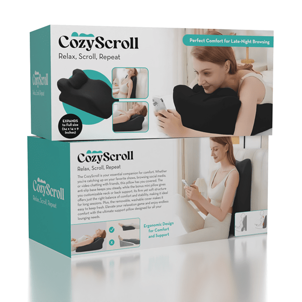 CozyScroll Phone Support Pillow Simple CozyScroll 