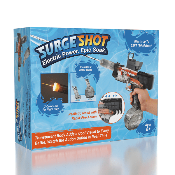 SurgeShot: Rechargeable Automatic Water Blaster Gun Simple Exclusive 