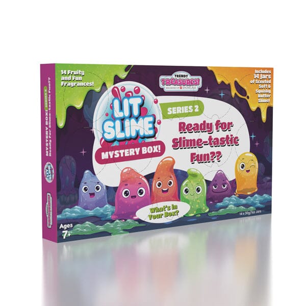 LIT Slime Novelty Fidget Putty Mystery Box Series 2 (14 Different Butter Slimes!) Simple Lit Slime 