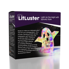 LitLuster LED Holographic Halloween Ghost Decor Lamp (1pc) Battery or USB Simple Exclusive 