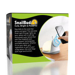 SnailBud Magnetic Phone Charger w/ Removable Snail Shell Light Simple Exclusive 