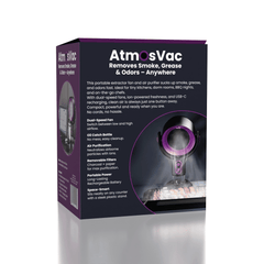 AtmosVac Portable Extractor Fan for Kitchen Odors (1pc) USB Rechargeable Simple Exclusive 