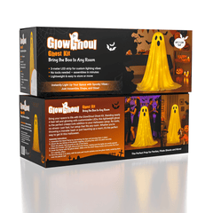 GlowGhoul DIY Ghost Lamp Kit For Halloween Decor (4ft Tall) Simple Exclusive 