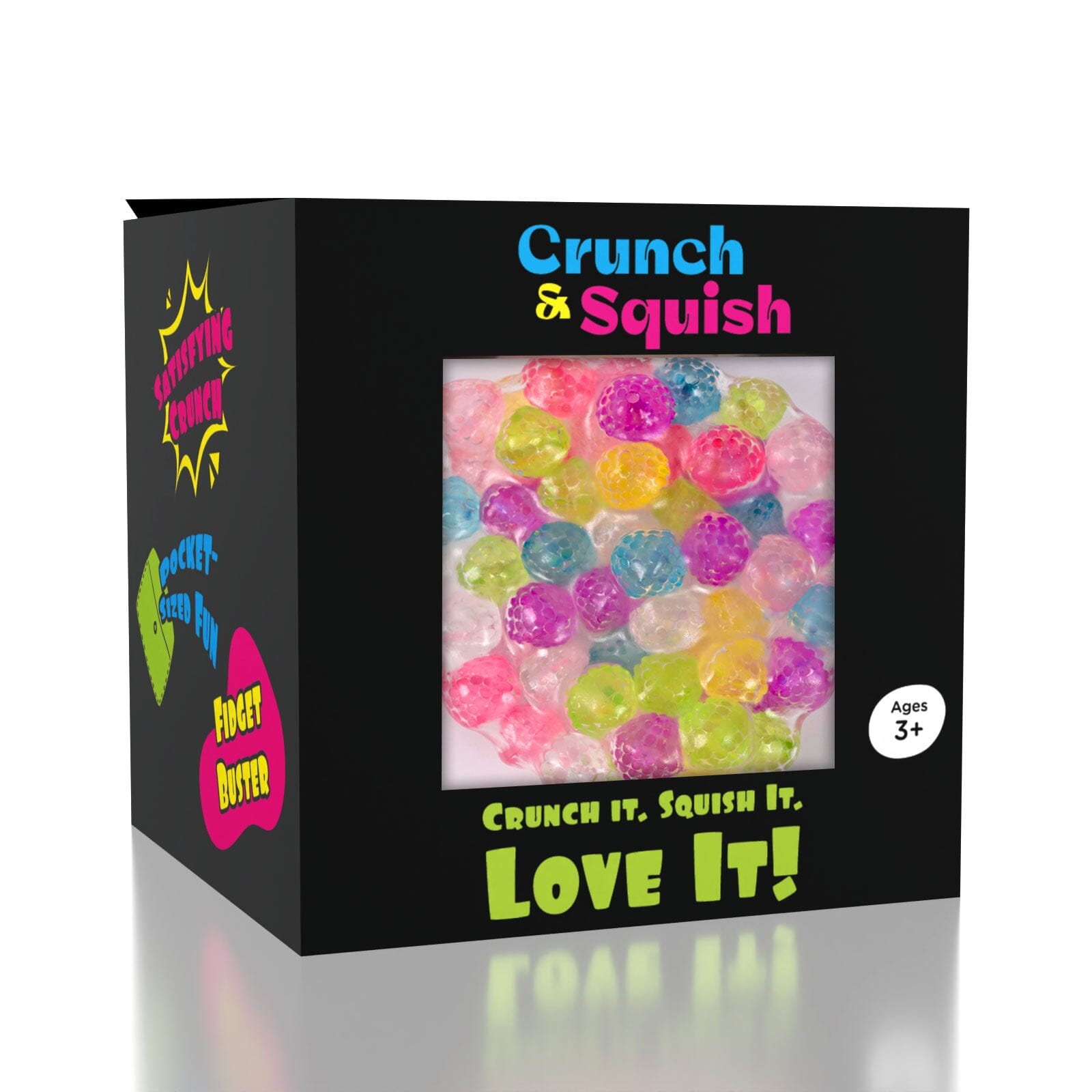 Crunch & Squish Candy Series Crunchy Squishy Stress Ball Fidget Toy (1pc) Color Ships Assorted Simple Exclusive 