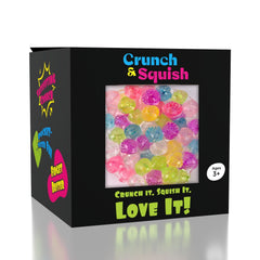 Crunch & Squish Candy Series Crunchy Squishy Stress Ball Fidget Toy (1pc) Color Ships Assorted Simple Exclusive 