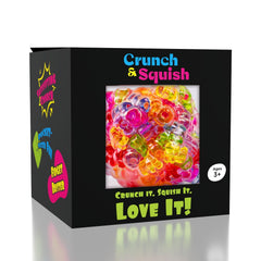 Crunch & Squish Candy Series Crunchy Squishy Stress Ball Fidget Toy (1pc) Color Ships Assorted Simple Exclusive 