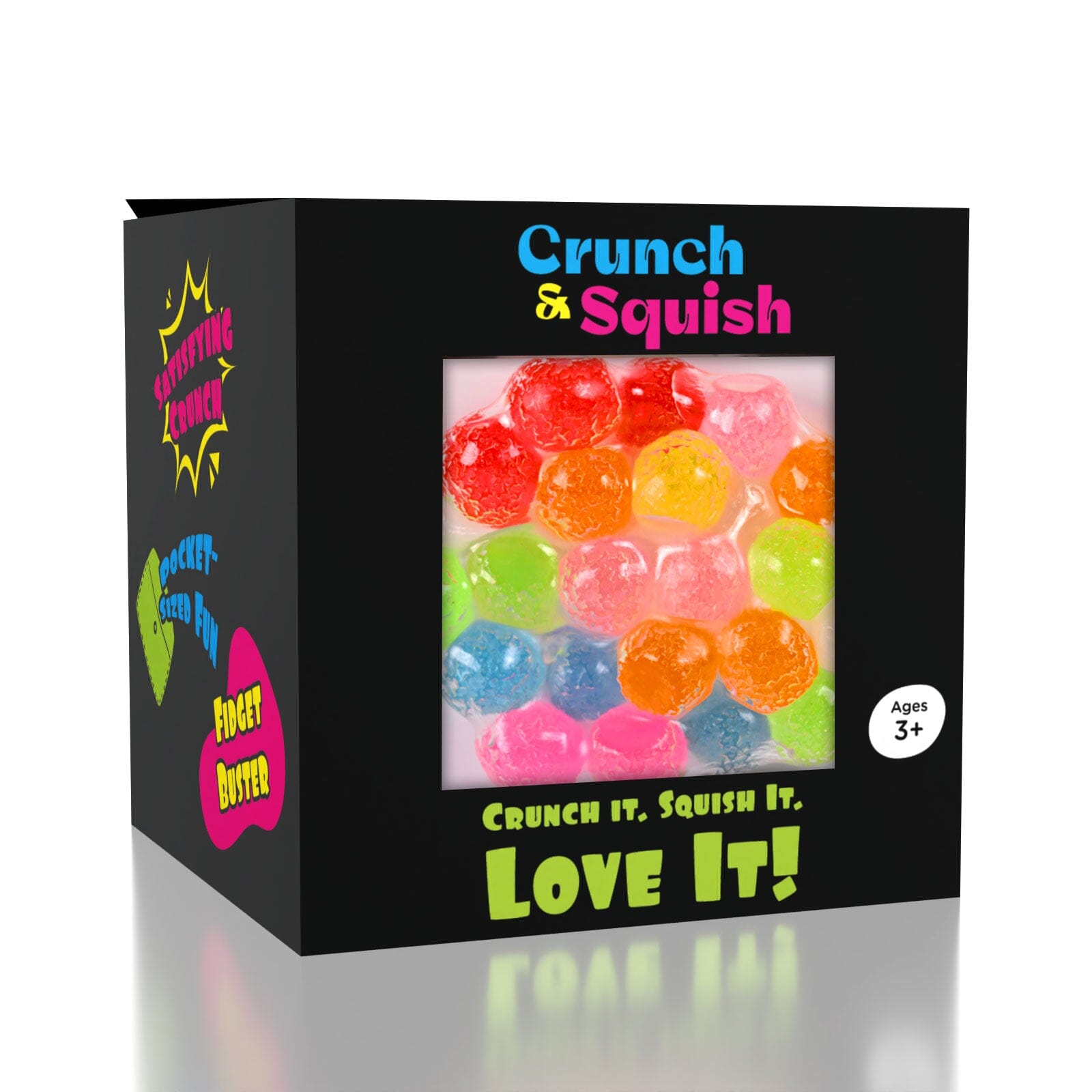 Crunch & Squish Candy Series Crunchy Squishy Stress Ball Fidget Toy (1pc) Color Ships Assorted Simple Exclusive 
