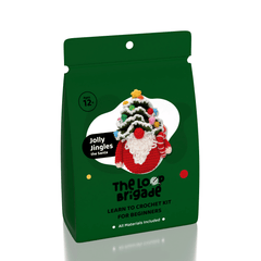 The LOOP Brigade: DIY Crochet Plush Toy Complete Kit For Beginners - Jolly Jingles the Santa Claus Simple Exclusive 