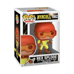 Funko Pop! Invincible: Rex Splode Vinyl Figure – With Chase Exclusive (Style May Vary) Simple Funko 