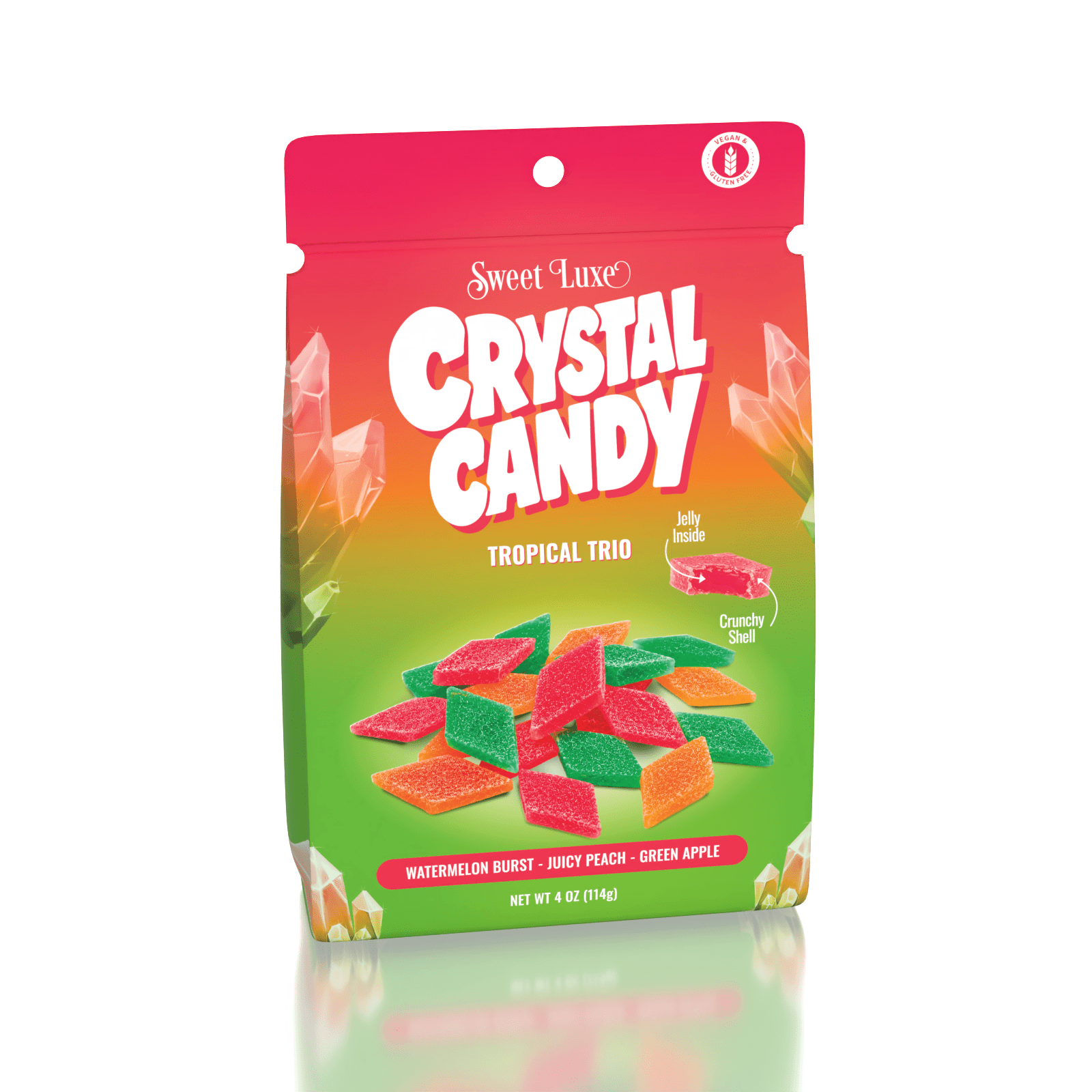 Sweet Luxe™ Extra Crunchy Crystal Candy - Tropical Trio Flavor Mix (WS) 03 Simple Sweet Luxe 