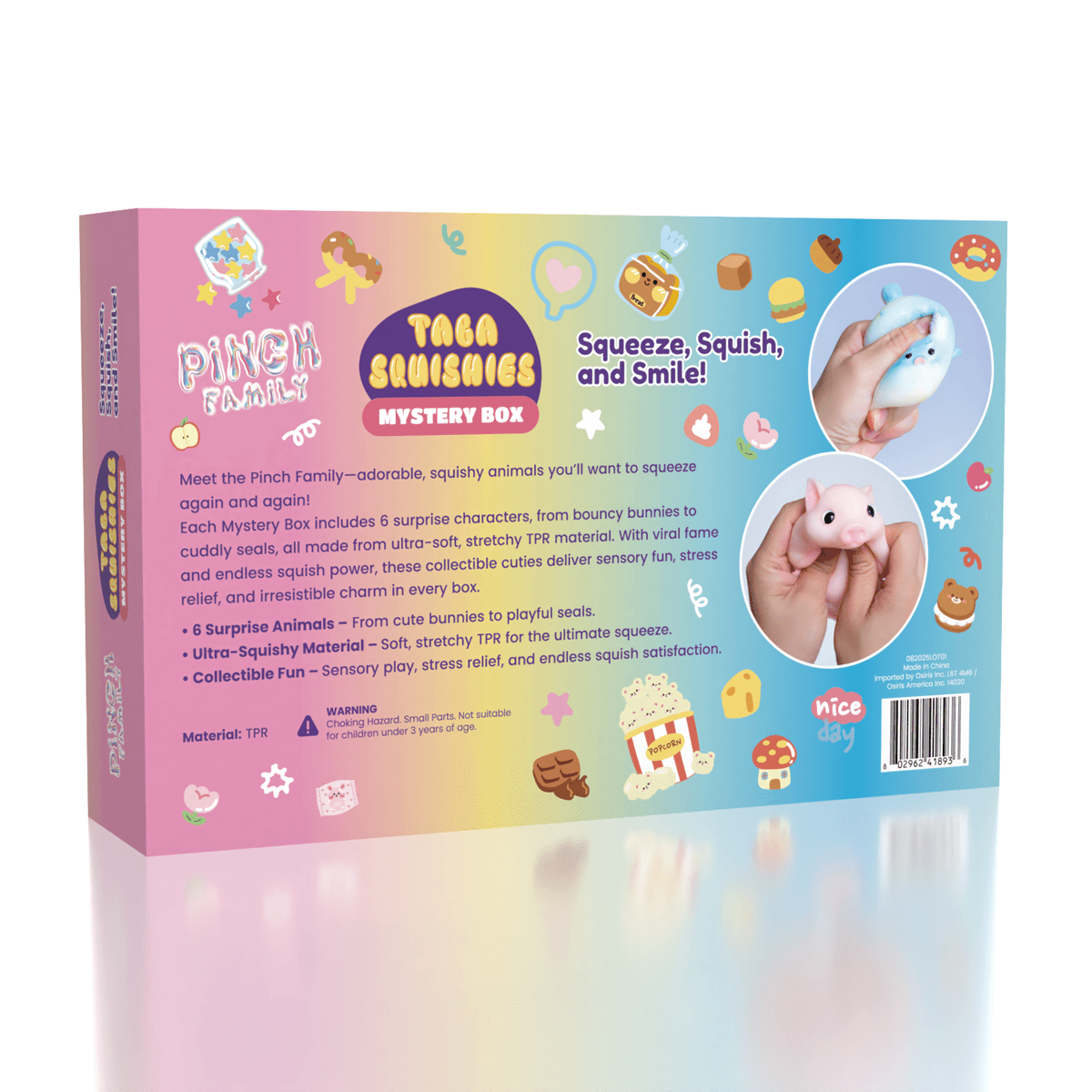 Pinch Family: Taba Animals Super Squishy Toys Mystery Box Simple Pinch Family 