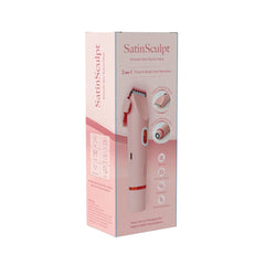 SatinSculpt Rechargeable - 2-in-1 Face & Body Hair Remover Simple Exclusive 