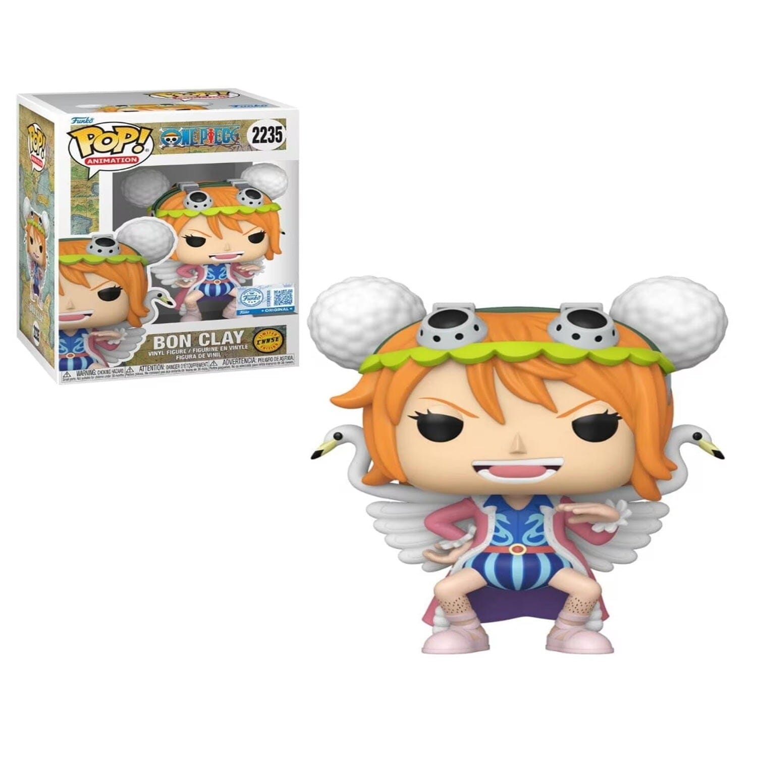 Funko Pop! Anime: One Piece - Bon Clay with Chase Exclusive Vinyl Figure Simple Funko 