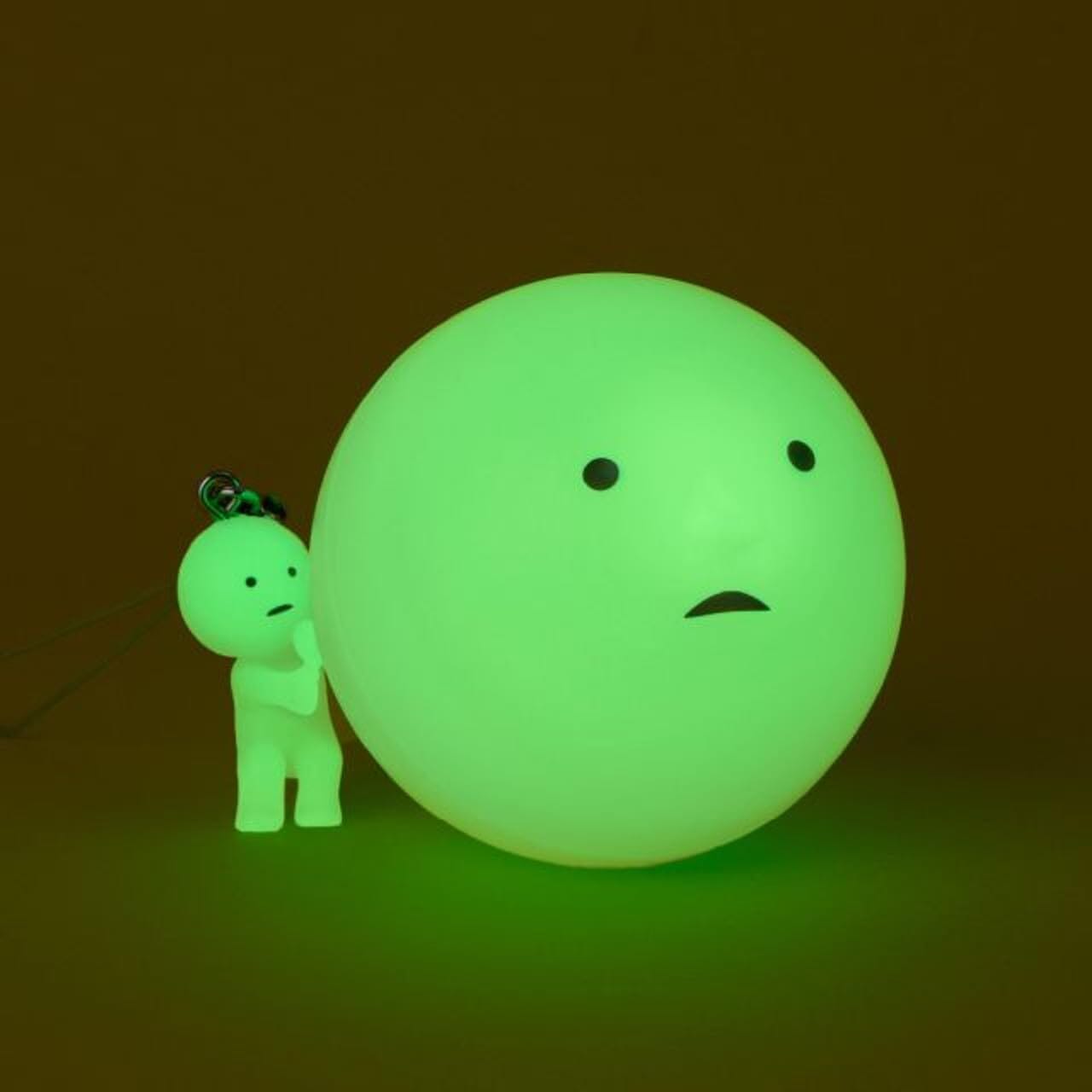 Smiski Strap Accessory - Series 1, Glow in The Dark Blind Box Simple Smiski 