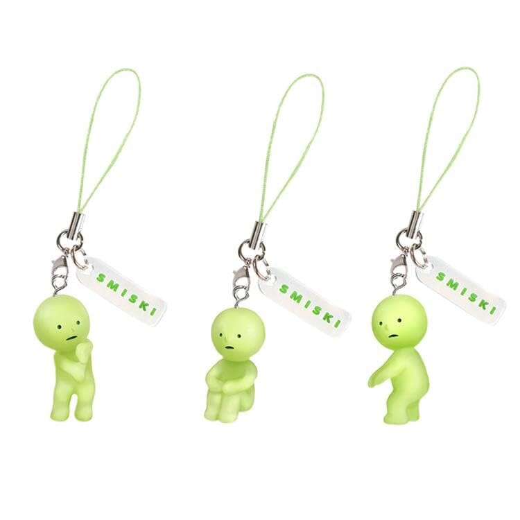 Smiski Strap Accessory - Series 1, Glow in The Dark Blind Box Simple Smiski 