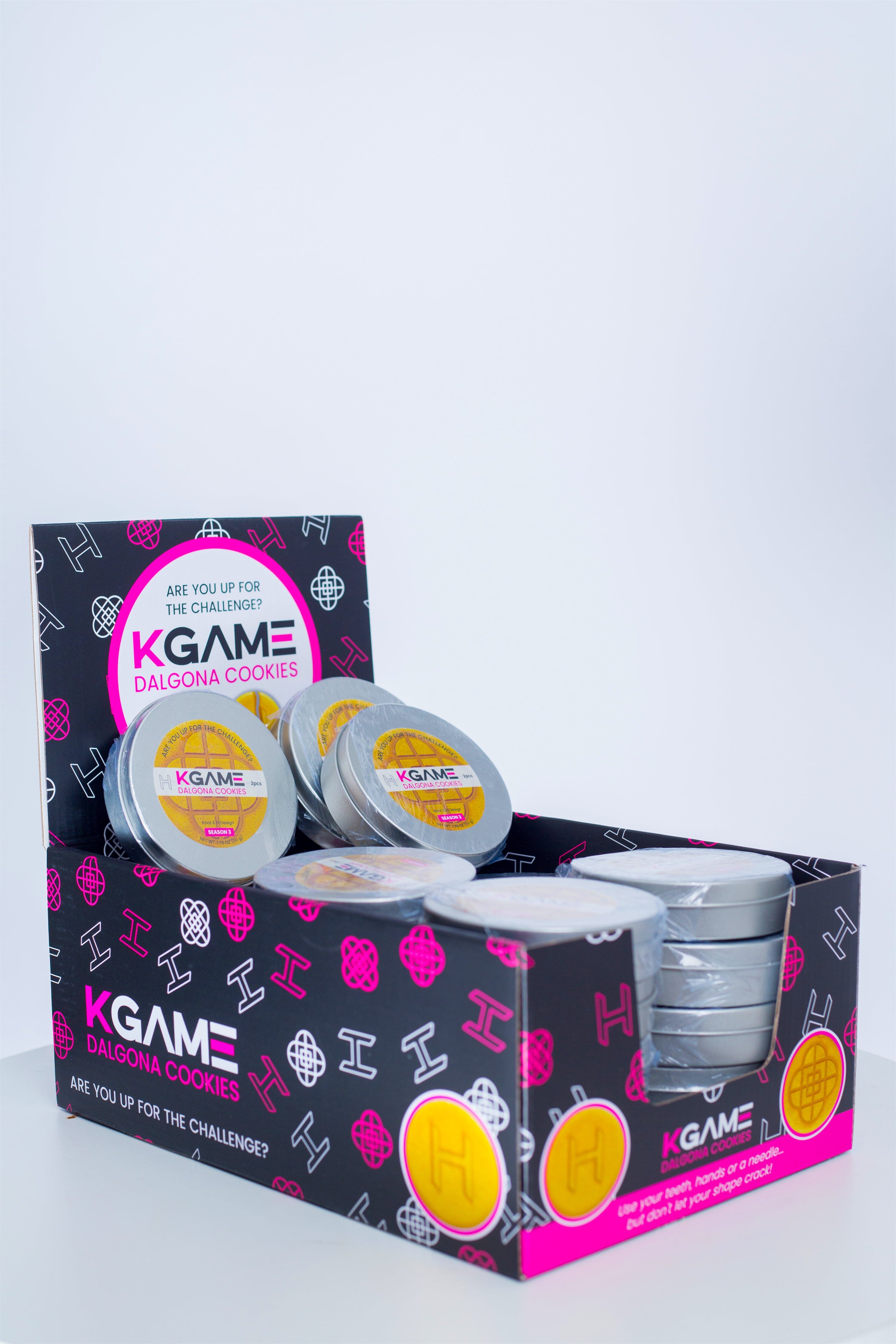 KGAME Dalgona Cookie Tin Season 3 #DalgonaChallenge Simple Exclusive 