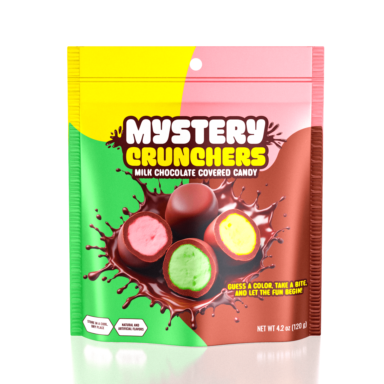 Mystery Crunchers Color Reveal Chocolate Bites (120g) Simple Exclusive 