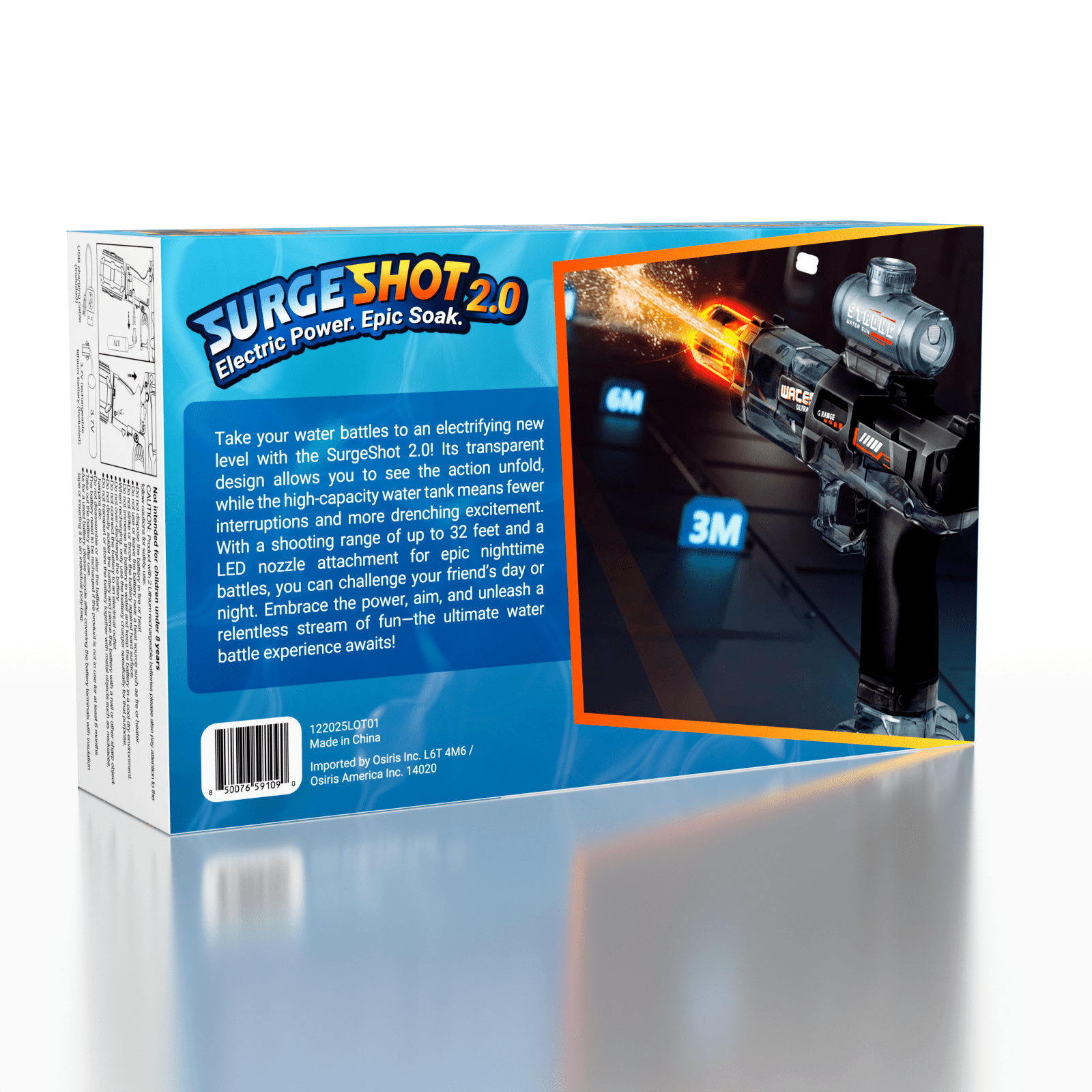 SurgeShot: Rechargeable Water Blaster Gun 2026 Simple Exclusive 
