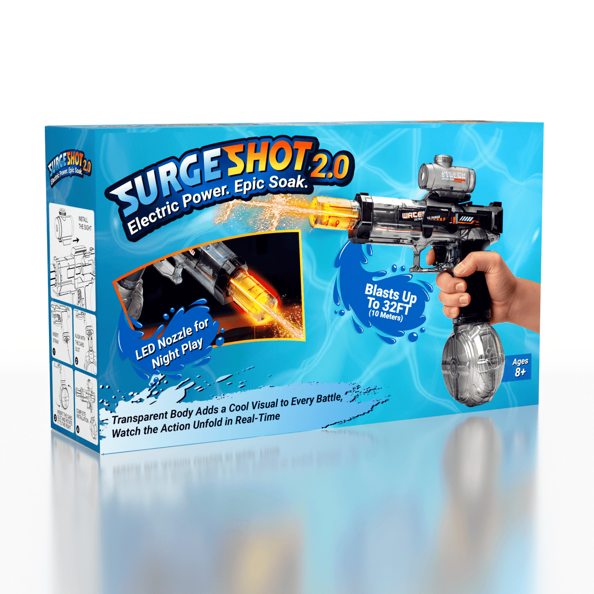 SurgeShot: Rechargeable Water Blaster Gun 2026 Simple Exclusive 