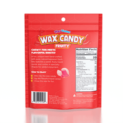 WaxYums! Chewy Gushing Fruity Wax Candy Bag (85g) Simple WaxYums! 