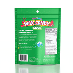 WaxYums! Chewy Gushing Sour Wax Candy Bag (85g) Simple WaxYums! 