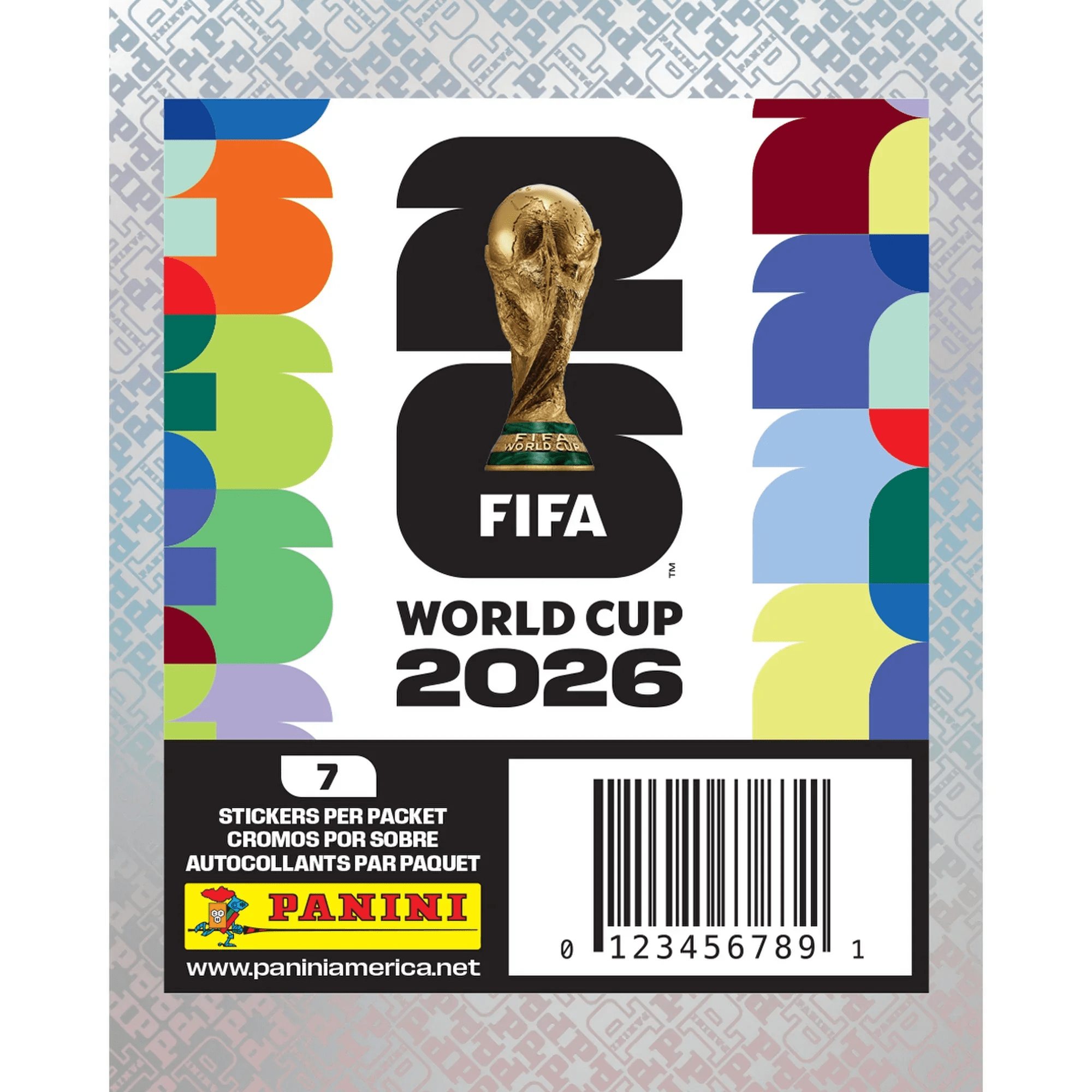 Panini x FIFA World Cup 2026 Sticker Pack (7 Stickers) Simple Panini 