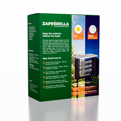 Zapperella 3-in-1 LED Solar Powered Bug Zapper Simple Exclusive 