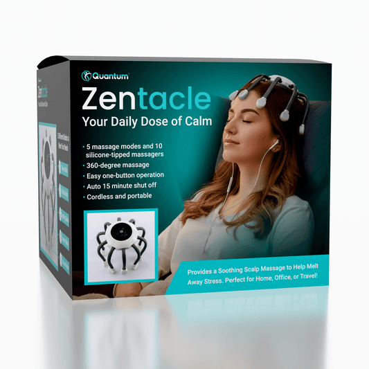 Quantum Zentacle 360-Degree Cordless Octopus Scalp & Head Massager Simple Quantum 