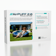 Air Puff 2.0: Inflatable Lounger Simple Showcase 