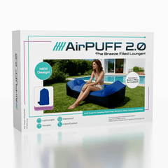 Air Puff 2.0: Inflatable Lounger Simple Showcase 