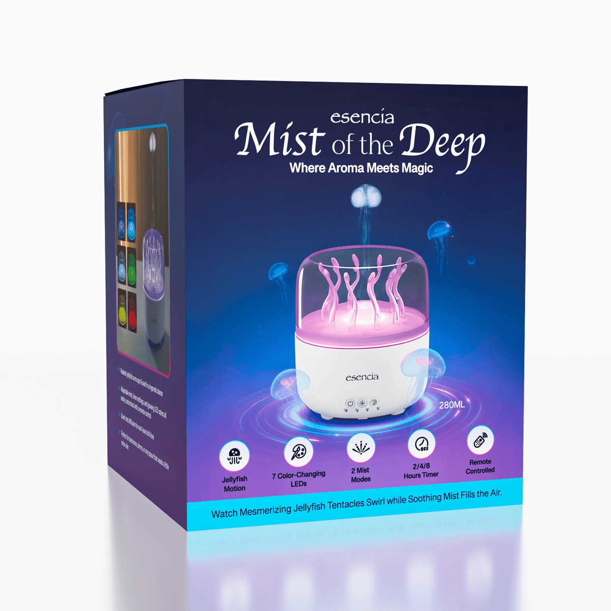 Esencia Mist of the Deep Jellyfish Essential Oil Diffuser (280mL) Simple Esencia 