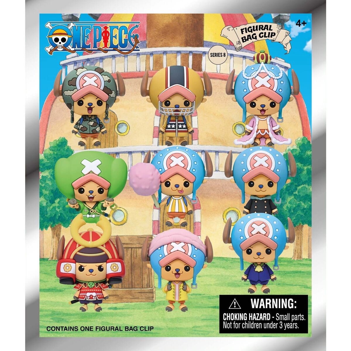 3D Anime: One Piece Best of Chopper 3D Foam Bag Clip Series 8 (1pc) Simple One Piece 
