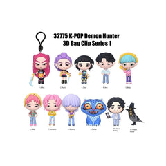 3D Anime: KPop Demon Hunter Series 1 Foam Bag Clip Blind Bag (1pc) Simple One Piece 