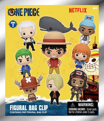 3D Anime: Netflix - One Piece Live Action Series 2 3D Foam Bag Clip (1pc) Simple One Piece 