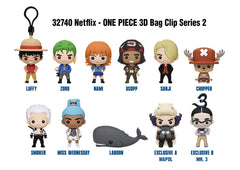 3D Anime: Netflix - One Piece Live Action Series 2 3D Foam Bag Clip (1pc) Simple One Piece 