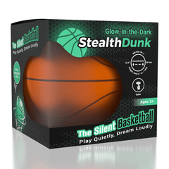 StealthDunk Glow-in-the-Dark Silent Basketball No. 3 Kids' Size Simple Exclusive 