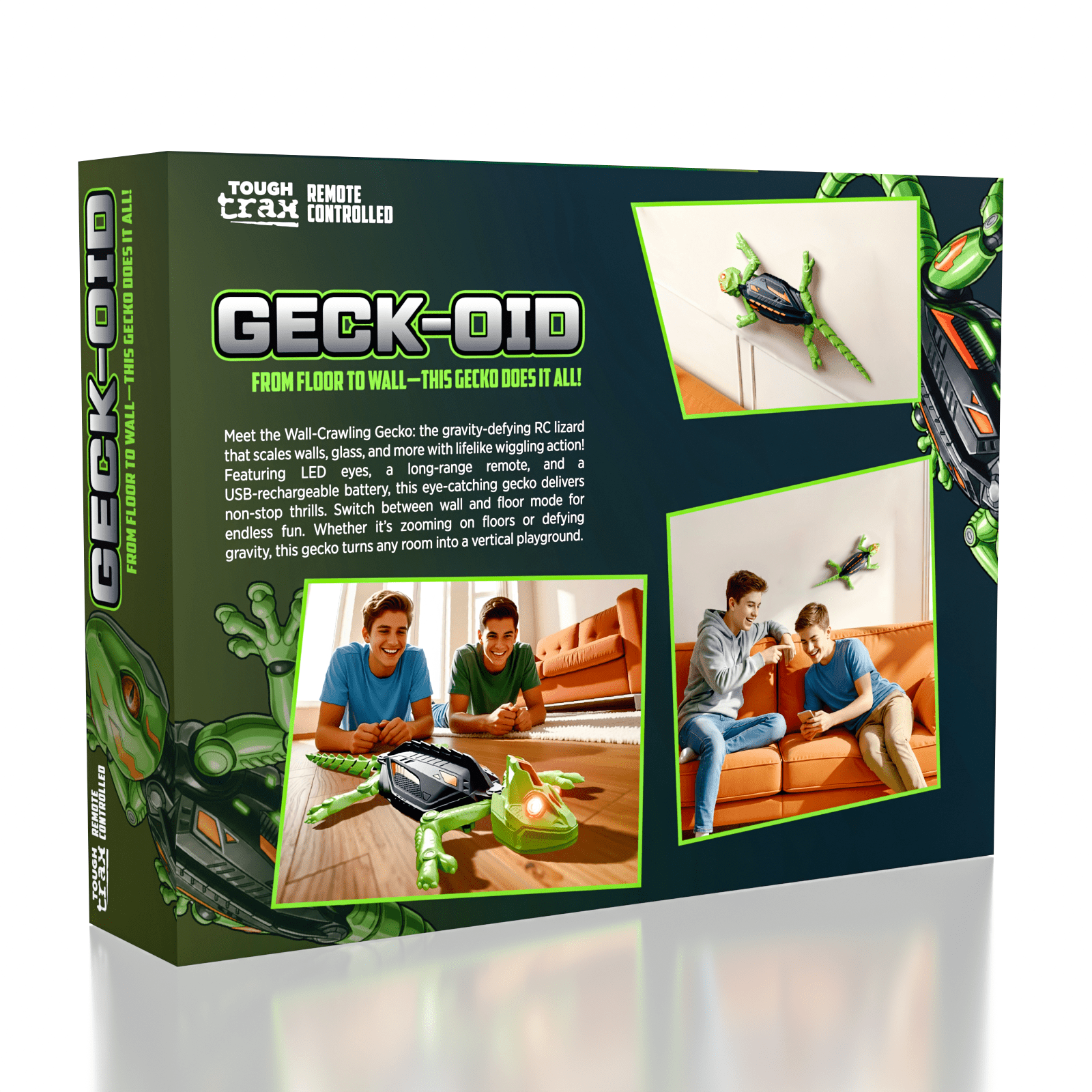 Tough Trax: Wall Climbing RC Geck-Oid Simple Tough Trax 