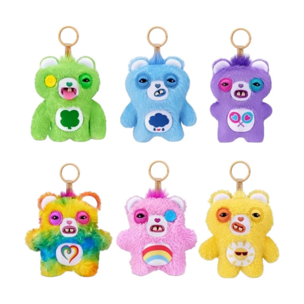 Fugglers Care Bears Plush Keyring Series 1 Blind Box (1pc) Simple Fuggler 