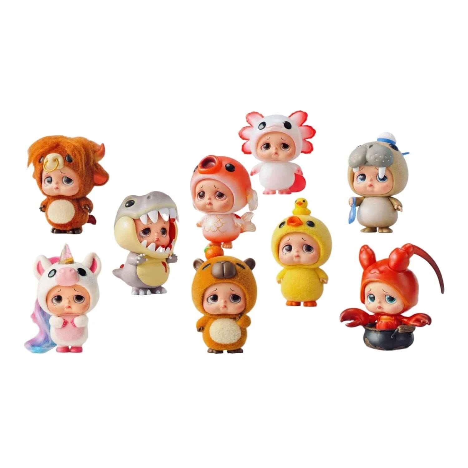 Starbox Sad Baby Animal Series 1 Figurine Blind Box (1pc) Simple Star box 